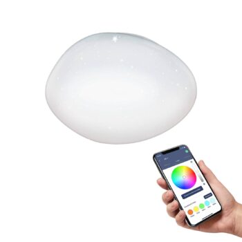 EGLO connect Sileras-Z LED stropné svietidlo Ø43cm