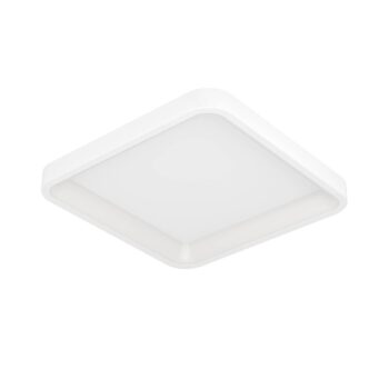EGLO connect Smart-LED stropné svietidlo Loretello-Z, hranaté, biele