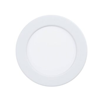 EGLO connect Smart-LED-zapustené svietidlo Fueva 6-Z, biele, Ø 12cm