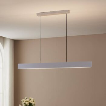 EGLO connect Smart LED závesné svietidlo Andreas-Z, sivá, oceľ