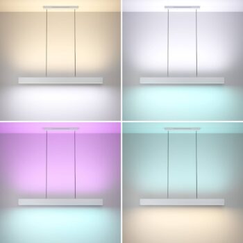 EGLO connect Smart LED závesné svietidlo Andreas-Z, sivá, oceľ