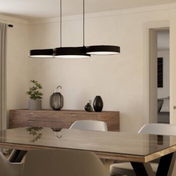 EGLO connect Smart LED závesné svietidlo Barbano-Z, čierne