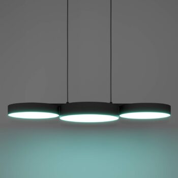 EGLO connect Smart LED závesné svietidlo Barbano-Z, čierne