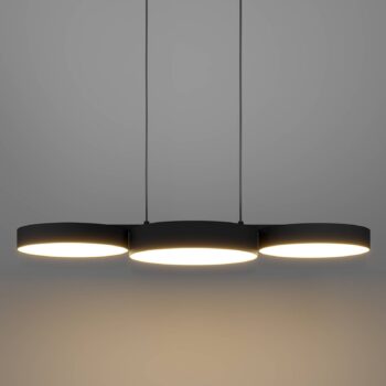 EGLO connect Smart LED závesné svietidlo Barbano-Z, čierne