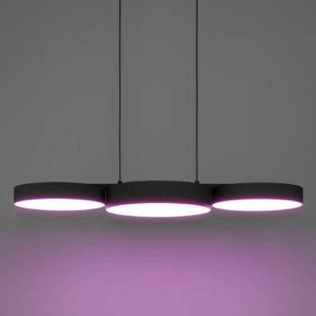 EGLO connect Smart LED závesné svietidlo Barbano-Z, čierne