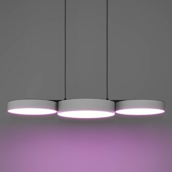 EGLO connect Smart LED závesné svietidlo Barbano-Z, sivá