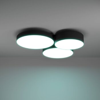EGLO connect Smart stropné LED svetlo Barbano-Z, čierne