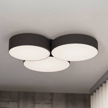 EGLO connect Smart stropné LED svetlo Barbano-Z, čierne