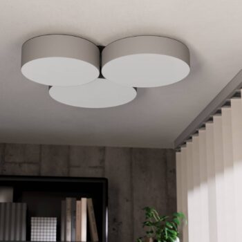 EGLO connect Smart stropné LED svetlo Barbano-Z, sivá