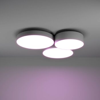 EGLO connect Smart stropné LED svetlo Barbano-Z, sivá
