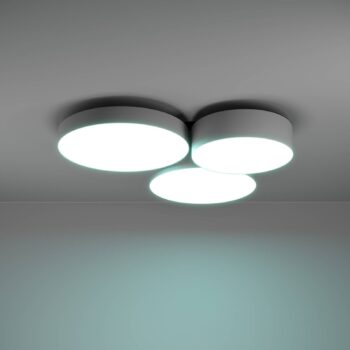 EGLO connect Smart stropné LED svetlo Barbano-Z, sivá