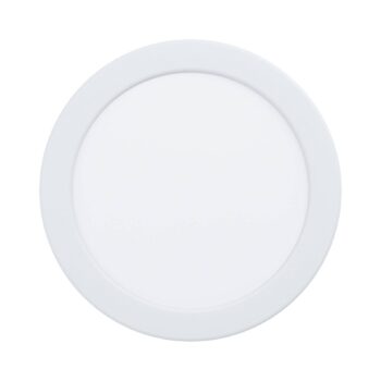 EGLO connect Smart zapustené LED svietidlo Fueva 6-Z, biele, Ø 16cm