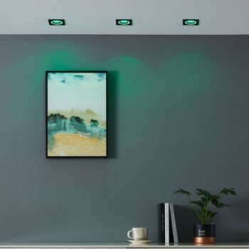 EGLO connect inteligentné LED svietidlo Carosso-Z, 9 x 9 cm, čierne