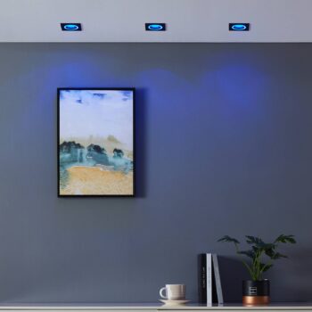 EGLO connect inteligentné LED svietidlo Carosso-Z, 9 x 9 cm, čierne