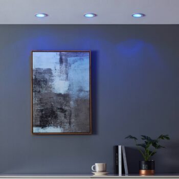 EGLO connect inteligentné LED svietidlo Carosso-Z, Ø 9 cm, biele