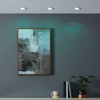 EGLO connect inteligentné LED svietidlo Carosso-Z, Ø 9 cm, biele