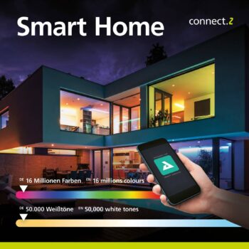 EGLO connect-z E27 A60 6W 806lm 4 000K so snímačom