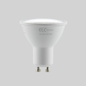ELC LED reflektor GU10 5W 10 ks 2.700K 120°