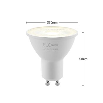 ELC LED reflektor GU10 5W 10 ks 4.000K 36°