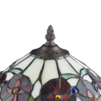 ELINE stolová lampa v štýle Tiffany, 40 cm