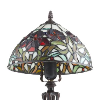 ELINE stolová lampa v štýle Tiffany, 40 cm