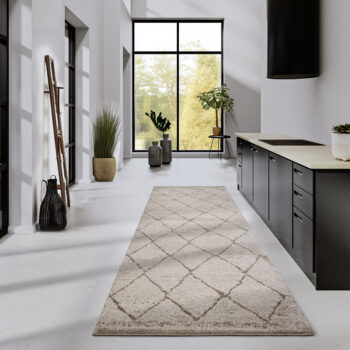 ELLE Decoration, Behúň Gallery 106081 Beige z kolekcie Elle, 80x240, béžová, obývacia izba