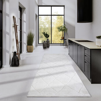 ELLE Decoration, Behúň Gallery 106083 Cream z kolekcie Elle, 80x240, biela, obývacia izba