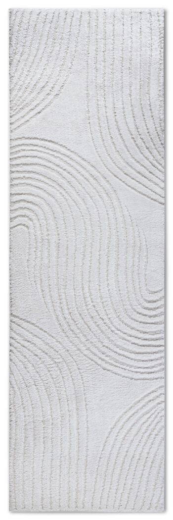 ELLE Decoration, Behúň Gallery 106086 Cream z kolekcie Elle, 80x240, biela, obývacia izba