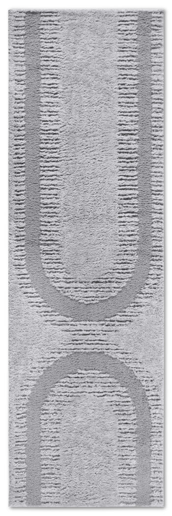 ELLE Decoration, Behúň Gallery 106088 Light Grey z kolekcie Elle, 80x240, šedá, obývacia izba