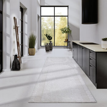ELLE Decoration, Behúň Gallery 106089 Cream z kolekcie Elle, 80x240, biela, obývacia izba