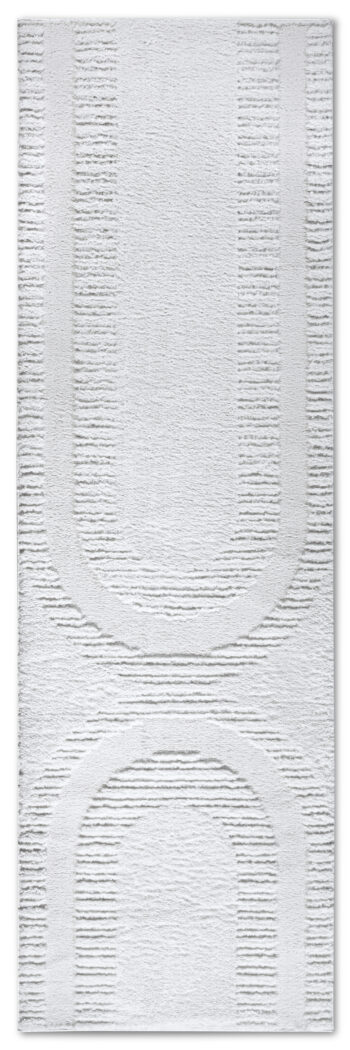 ELLE Decoration, Behúň Gallery 106089 Cream z kolekcie Elle, 80x240, biela, obývacia izba
