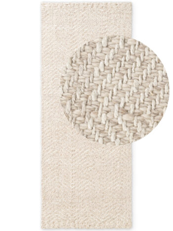 ELLE Decoration, Behúň Majoli 106238 White, 80x200, biela, chodba / predsieň