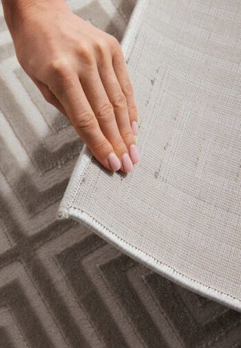 ELLE Decoration, Behúň Perles 106185 White Grey z kolekcie Elle, 80x240, šedá, obývacia izba