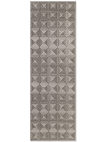 ELLE Decoration, Behúň Perles 106185 White Grey z kolekcie Elle, 80x240, šedá, obývacia izba