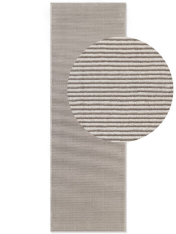 ELLE Decoration, Behúň Perles 106186 Cream Grey z kolekcie Elle, 80x240, šedá, obývacia izba