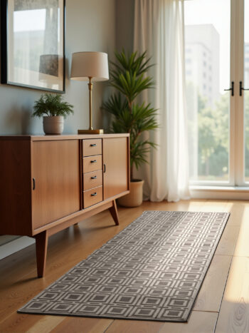 ELLE Decoration, Behúň Perles 106190 Cream Grey z kolekcie Elle, 80x240, šedá, obývacia izba