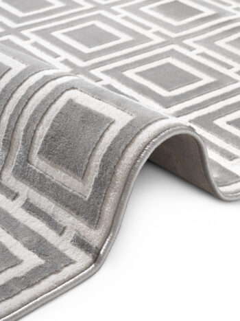 ELLE Decoration, Behúň Perles 106190 Cream Grey z kolekcie Elle, 80x240, šedá, obývacia izba