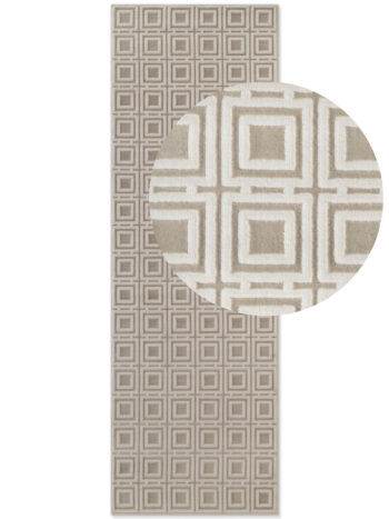 ELLE Decoration, Behúň Perles 106191 Cream z kolekcie Elle, 80x240, béžová, obývacia izba