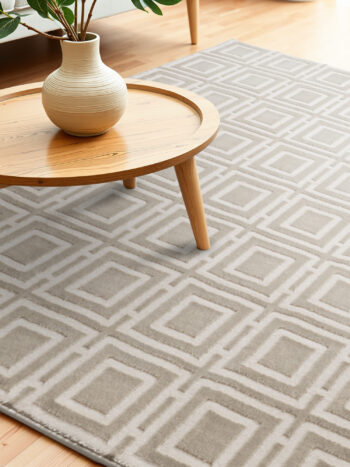ELLE Decoration, Behúň Perles 106191 Cream z kolekcie Elle, 80x240, béžová, obývacia izba