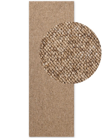 ELLE Decoration, Behúň Tundra 106227 Caramel z kolekcie Elle, 80x240, hnedá, obývacia izba