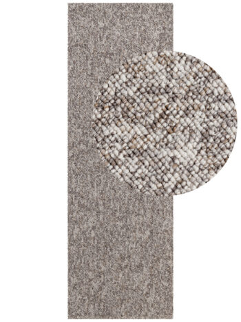 ELLE Decoration, Behúň Tundra 106229 Taupe z kolekcie Elle, 80x240, hnedá, obývacia izba