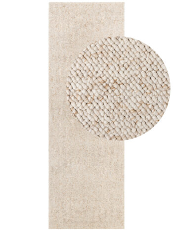ELLE Decoration, DOPREDAJ: 80x240 cm Běhoun Tundra 106228 Cream z kolekce Elle, 80x240, biela, obývacia izba
