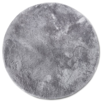 ELLE Decoration, Kusový koberec Cosy 106110 Silver kruh z kolekcie Elle, 160x160 (priemer) kruh, šedá, obývacia izba