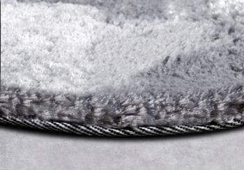 ELLE Decoration, Kusový koberec Cosy 106110 Silver kruh z kolekcie Elle, 160x160 (priemer) kruh, šedá, obývacia izba