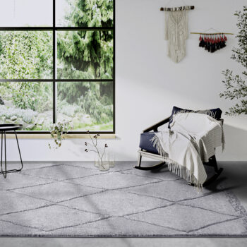 ELLE Decoration, Kusový koberec Gallery 106082 Light Grey z kolekcie Elle, 120x170, šedá, obývacia izba