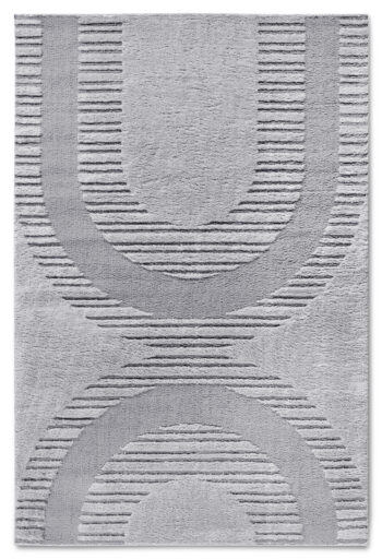 ELLE Decoration, Kusový koberec Gallery 106088 Light Grey z kolekcie Elle, 120x170, šedá, obývacia izba