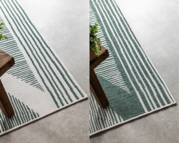 ELLE Decoration, Kusový koberec Gemini 106015 Green z kolekcie Elle – na von aj na doma, 120x170, zelená, chodba / predsieň