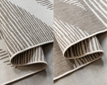 ELLE Decoration, Kusový koberec Gemini 106016 Linen z kolekcie Elle – na von aj na doma, 160x230, béžová, chodba / predsieň