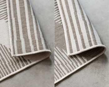 ELLE Decoration, Kusový koberec Gemini 106016 Linen z kolekcie Elle – na von aj na doma, 200x290, béžová, chodba / predsieň