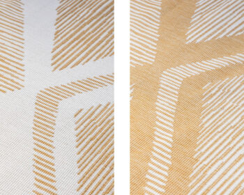 ELLE Decoration, Kusový koberec Gemini 106017 Ochre z kolekcie Elle – na von aj na doma, 200x290, žltá, chodba / predsieň